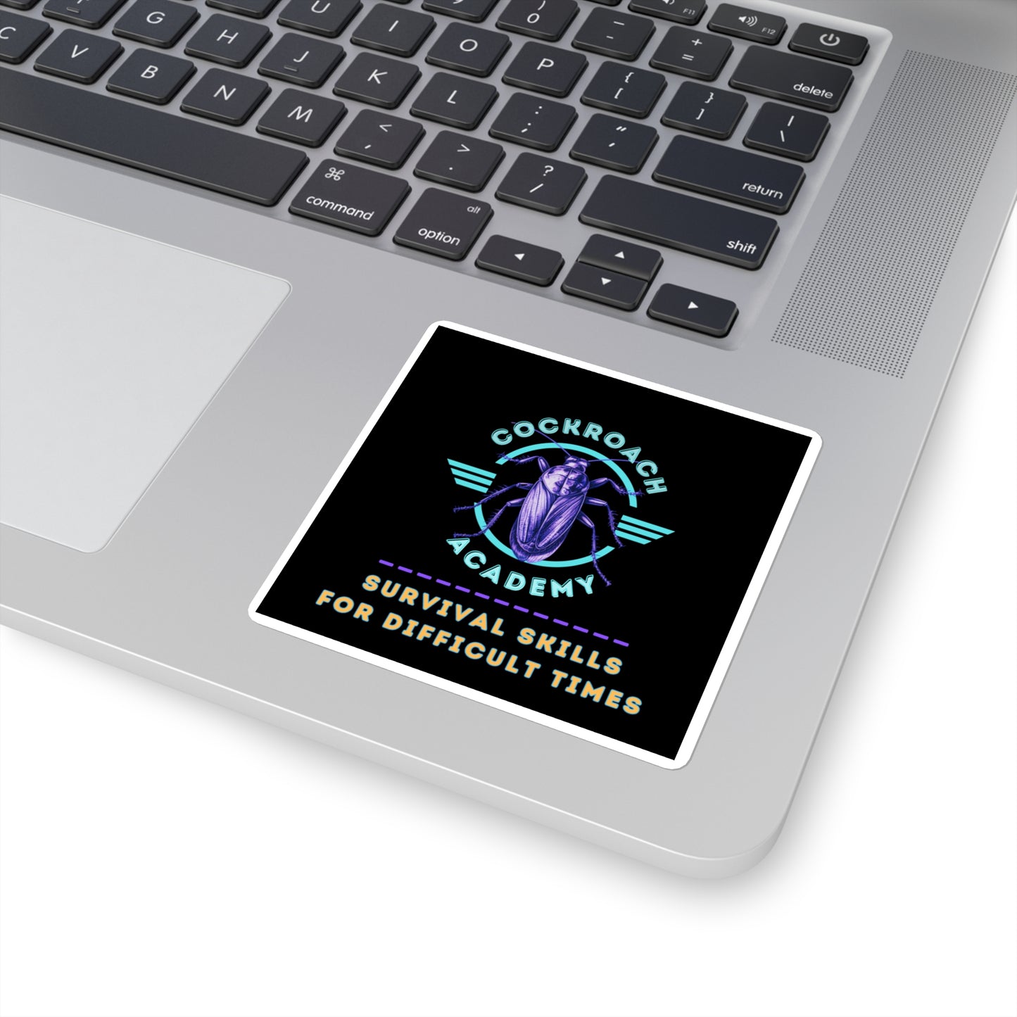 Cockroach Academy Stickers, Nature-Inspired Decor, Unique Gift for Insect Lovers, Quirky Laptop Decals, Survival Skills Design