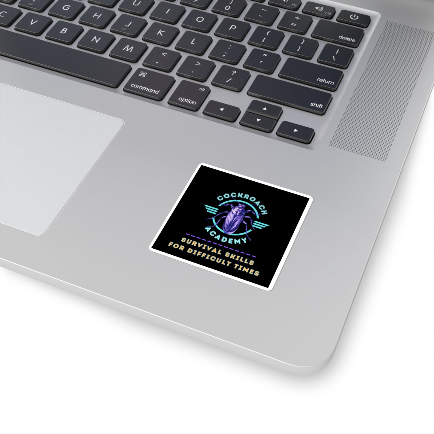 Cockroach Academy Stickers, Nature-Inspired Decor, Unique Gift for Insect Lovers, Quirky Laptop Decals, Survival Skills Design